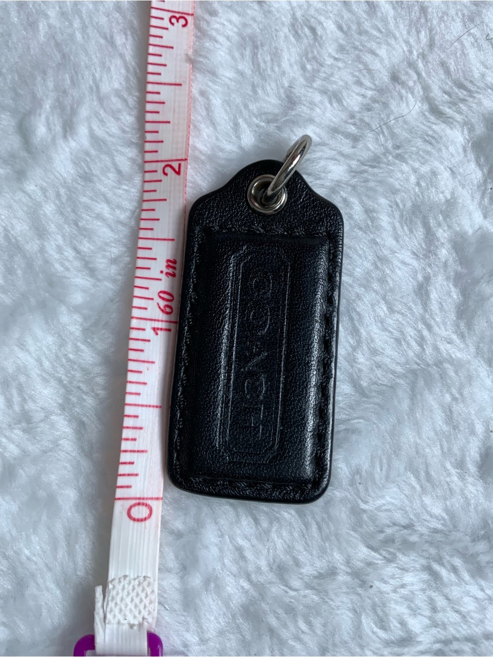 Leather Key Fob - Black